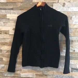 North Face Wool Zip Up
